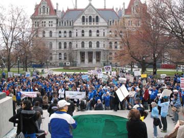 Occupy Albany demonstrators