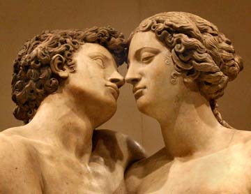 censored roman sculpture