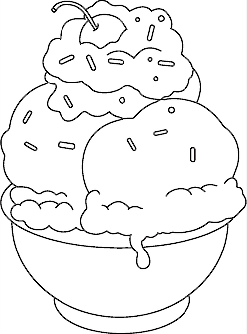 picture of ice cream sundae